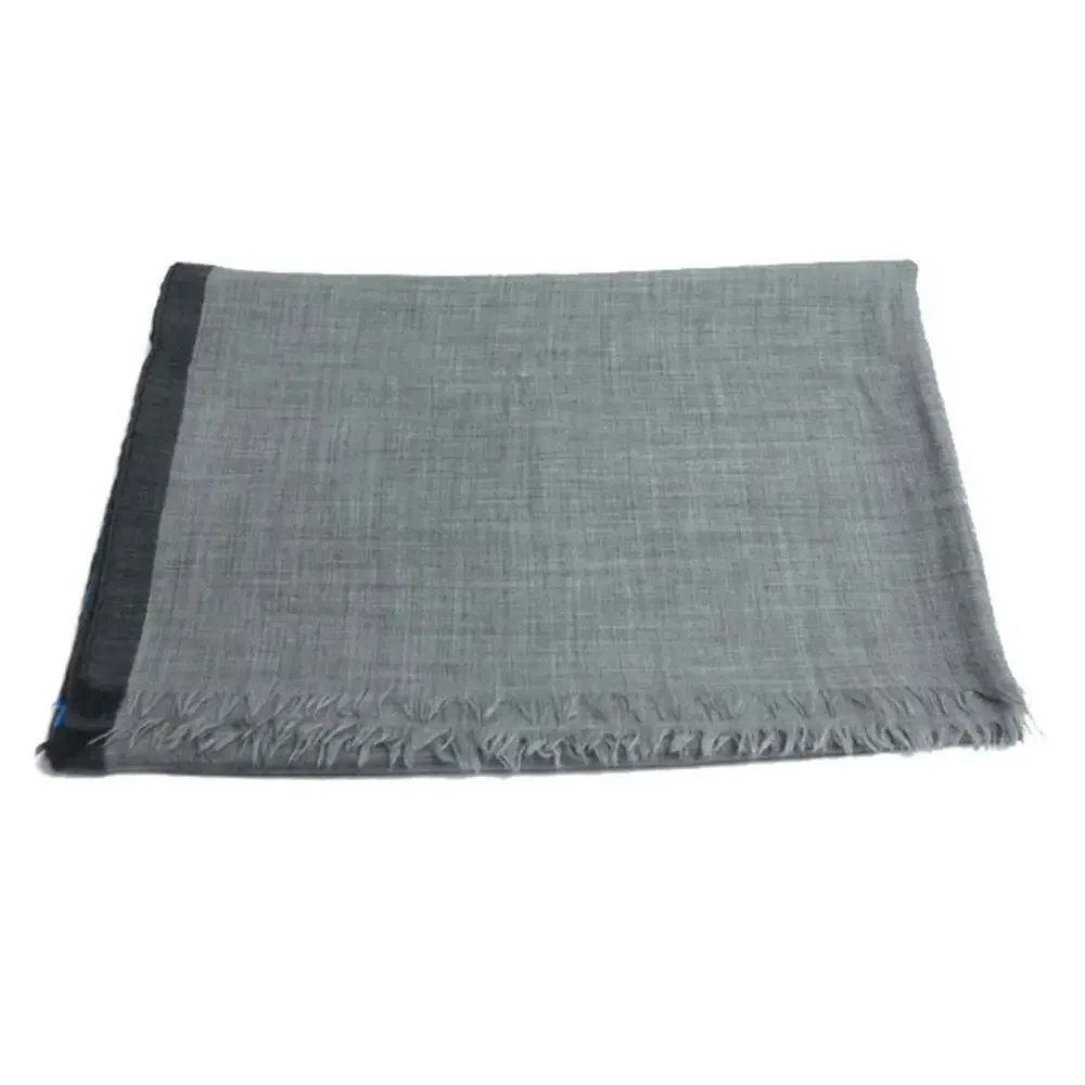 HERMES Gray Scarf